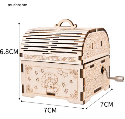 Creative Wooden Hand Music Box Puzzle Toy Kit