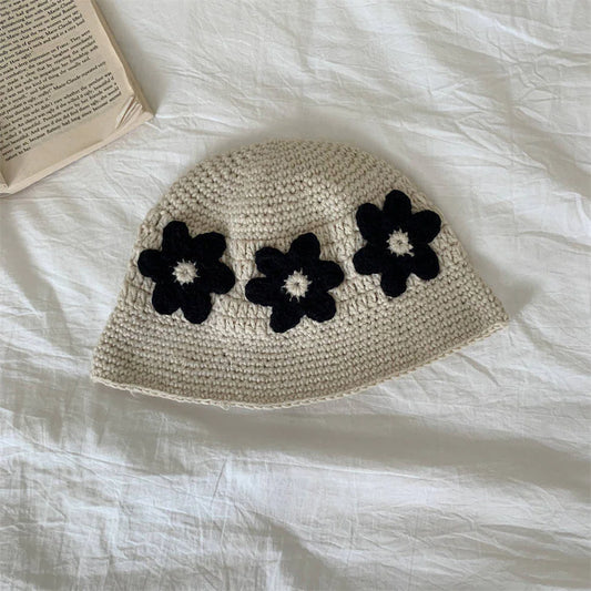 Retro Handmade Floral Bucket Hat