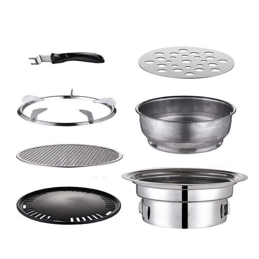 Korean Non-Stick Stainless Steel Barbecue Grill