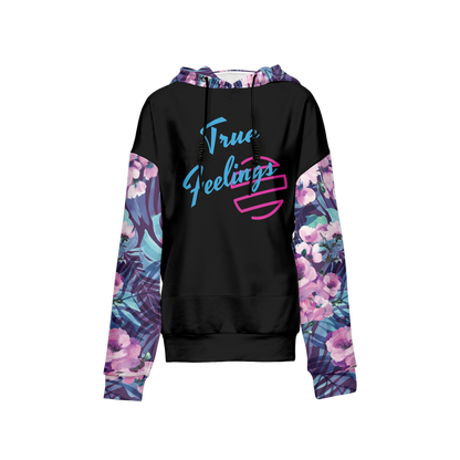 Women’s Original Era "True Feelings" Relaxed Fit Hoodie With Front Patch-Super Heavy 375g