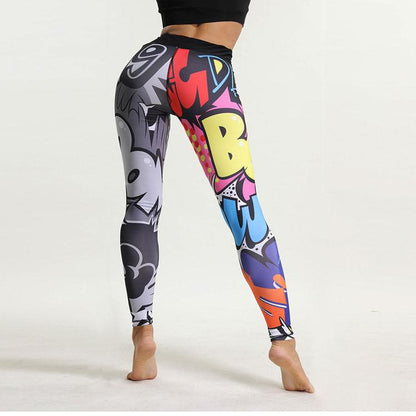 Cartoon Pattern Leggings and Yoga Pants
