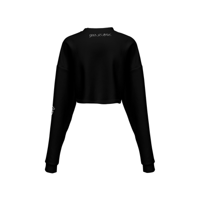 Women’s ORIGINAL ERA "TRUE FEELINGS" Cropped Crewneck Sweatshirt-Techno Scuba Knit
