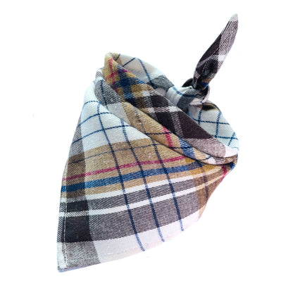 Scottish Plaid Large Baby Bib