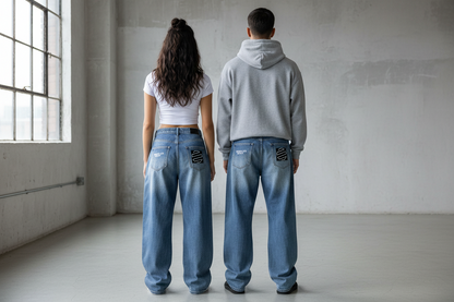 Sun Fade Heavyweight Denim Jeans