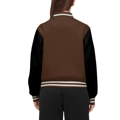 ORIGINAL ERA "ROOTS" Women's Double Layered Bomber Sports Jacket-Techno Scuba Knit