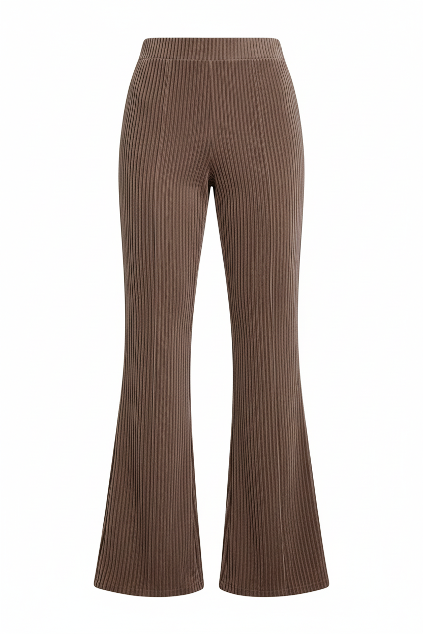 Corduroy High Waist Flare Pants