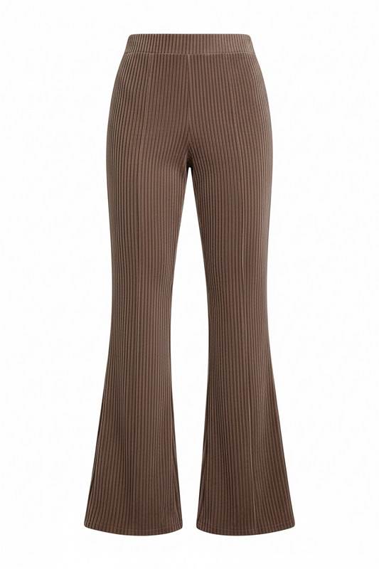 Corduroy High Waist Flare Pants