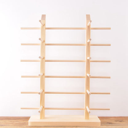 Wooden Multi-Layer Sunglasses Display Rack