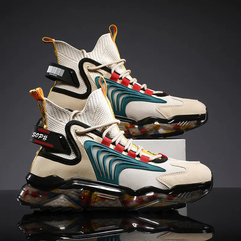 Colour Block Sock Sneakers