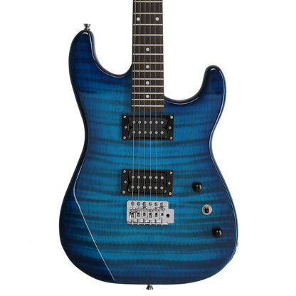 Glarry Electric Blue ST Guitar