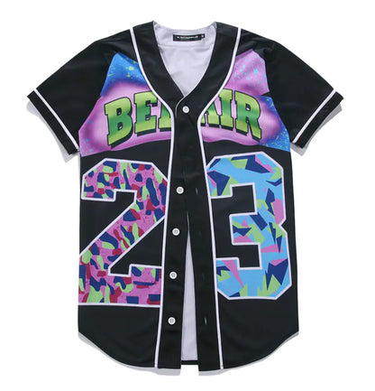 Customizable 3D Baseball Jersey with Creative Design