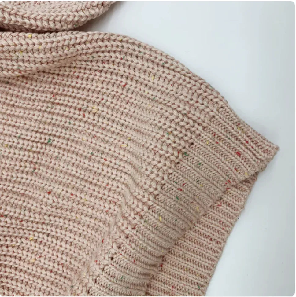 Kids' Cotton Long Sleeve Pullover Sweater