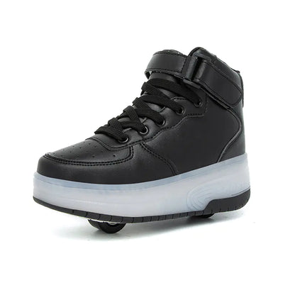 Kids' Trendy Light-Up Roller Sneakers