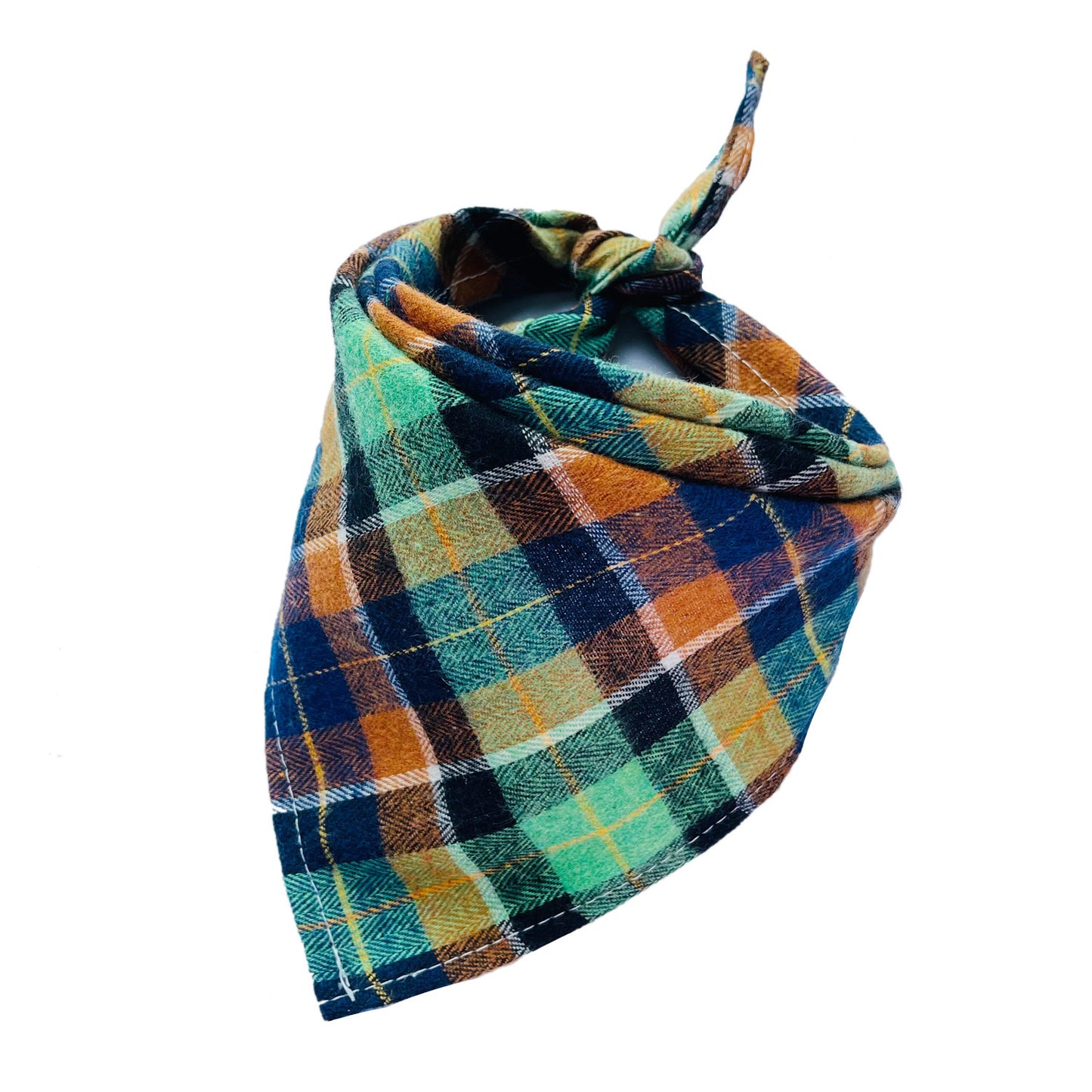 Scottish Plaid Large Baby Bib