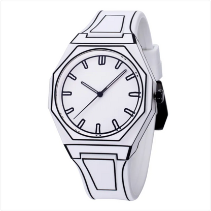 Comic-Style Waterproof Watch