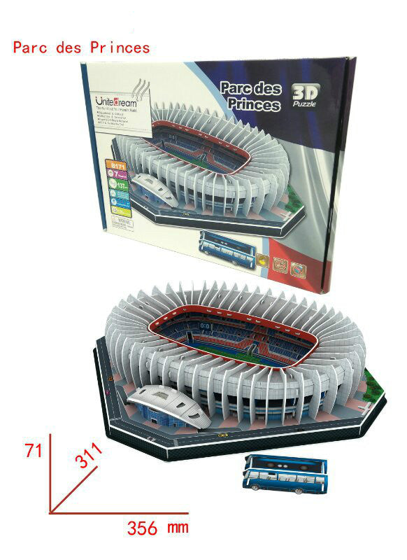 3D Stadium Puzzle Toy for Kids - DIY Building Set