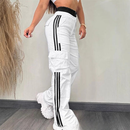 Leisure Sports Wide-leg Overalls