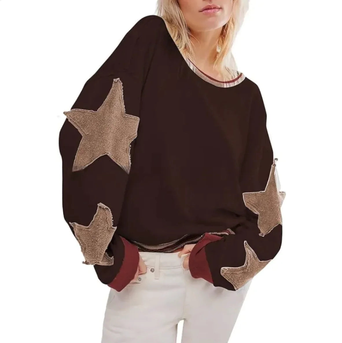 Retro Geometric Knit Pullover