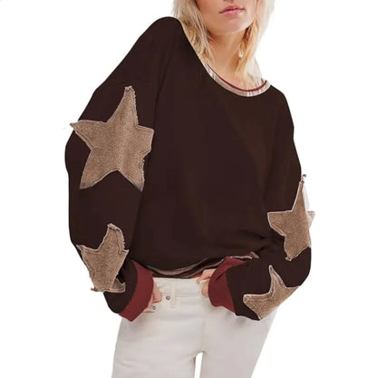 Retro Geometric Knit Pullover