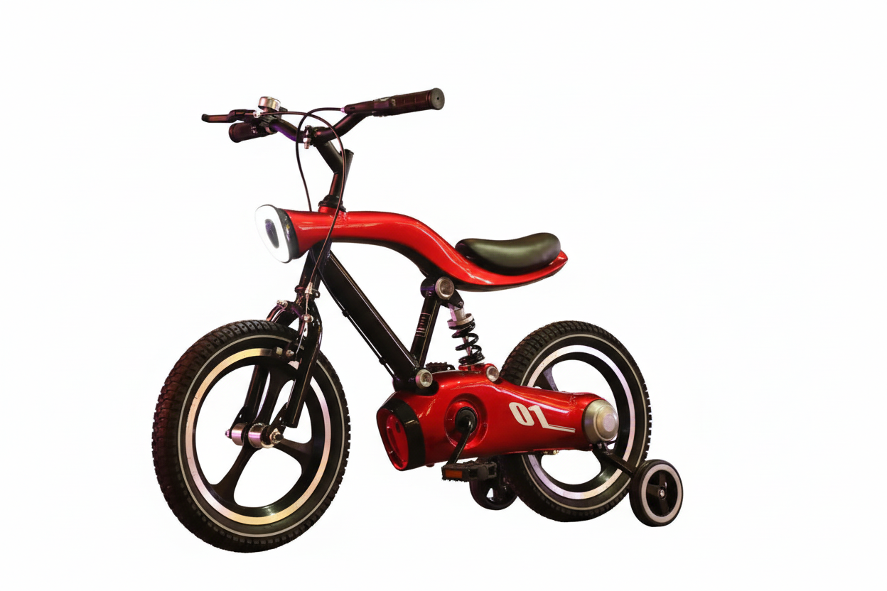 High Carbon Steel Kids Bike with Music and Light Pedal