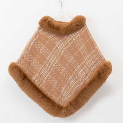 Women's Warm Knit Shawl Scarf for Autumn Winter