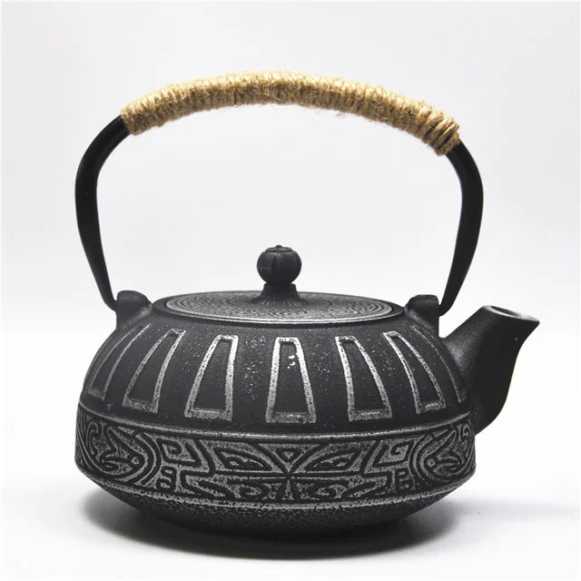Cast Iron Tea Set with Japanese Tetsubin Teapot