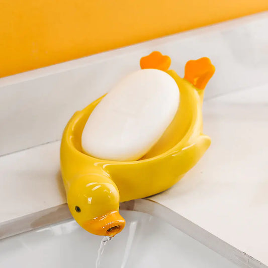 Chic Duck Ceramic Soap Holder