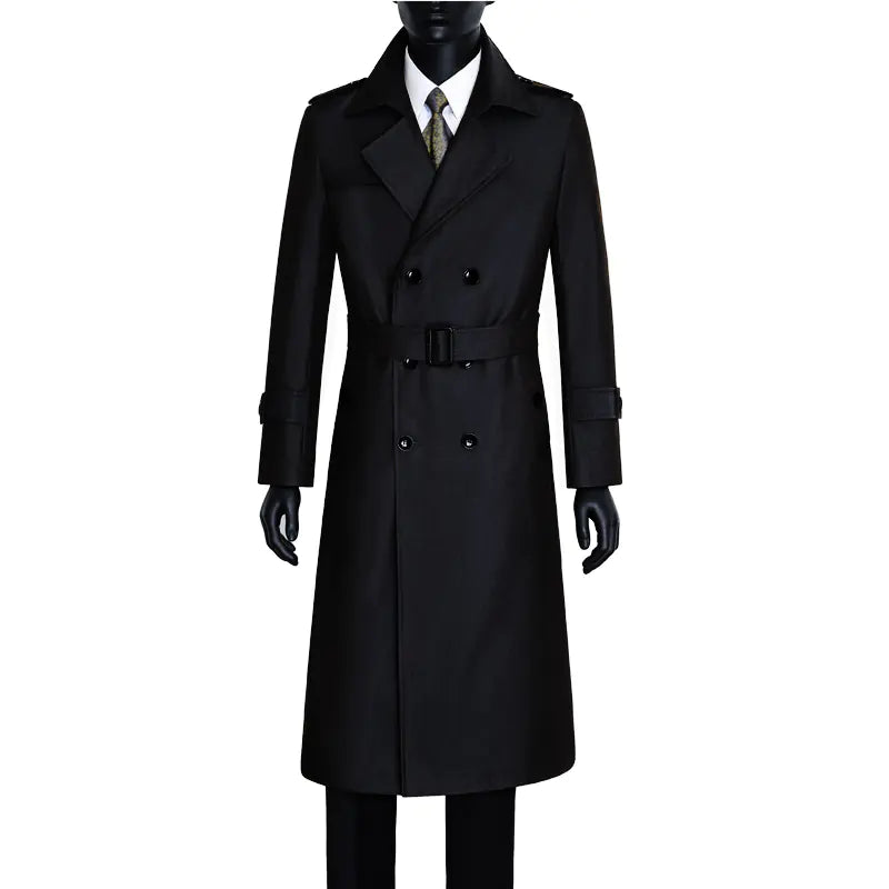 Men's Trendy Color Change Over The Knee Coat