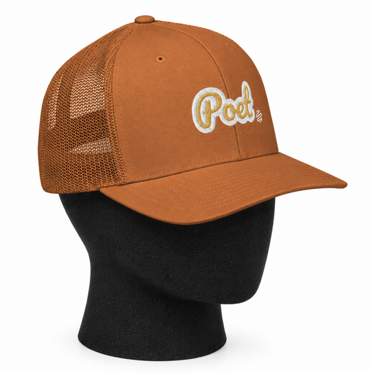 Poet Closed-back Trucker Cap