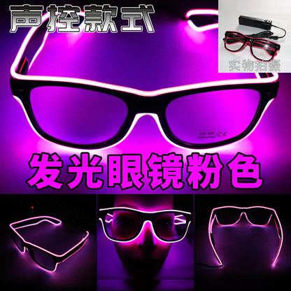 LED Neon Glasses for Music Parties and Events