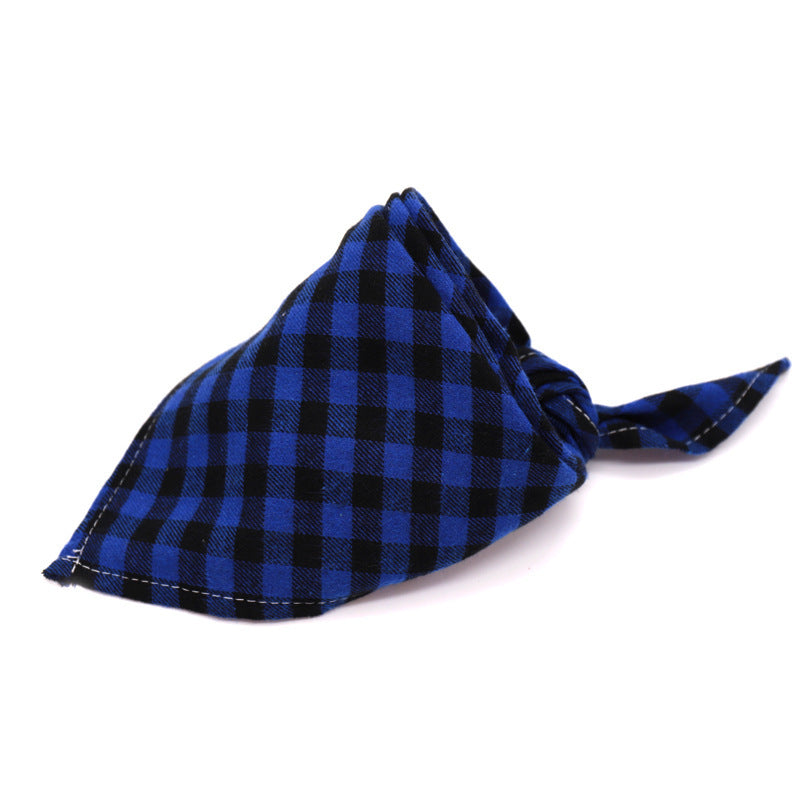 Scottish Plaid Large Baby Bib