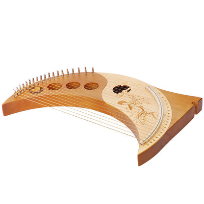 19-string 16-tone HARP (7-tone 10-string Lyre Piano)
