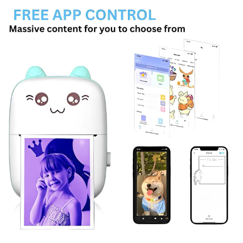 Mini Portable Bluetooth Photo Printer