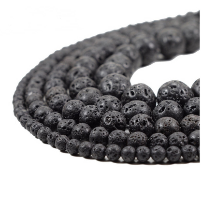 Volcanic Lava Bead Collection for Crafting