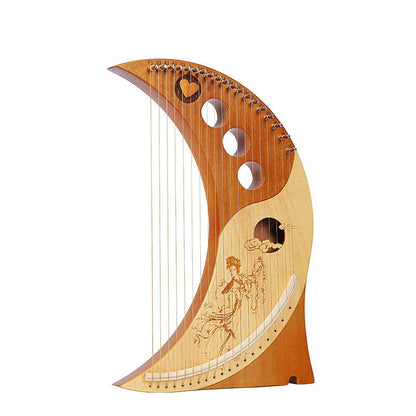 19-string 16-tone HARP (7-tone 10-string Lyre Piano)