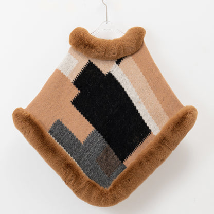 Women's Warm Knit Shawl Scarf for Autumn Winter