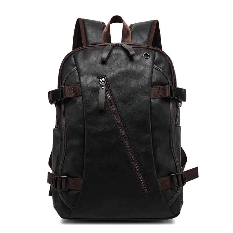 Leather Backpack and Book Bag