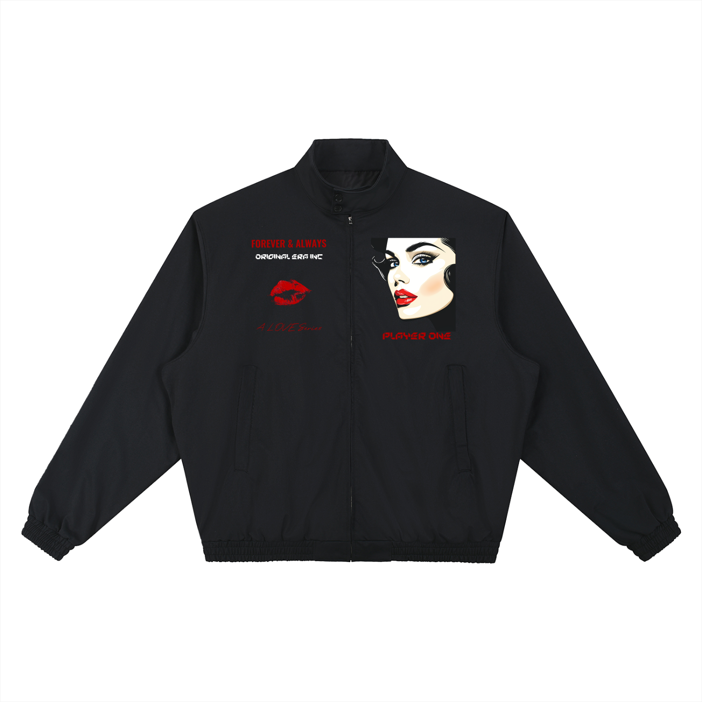 Stand Collar Bomber Jacket