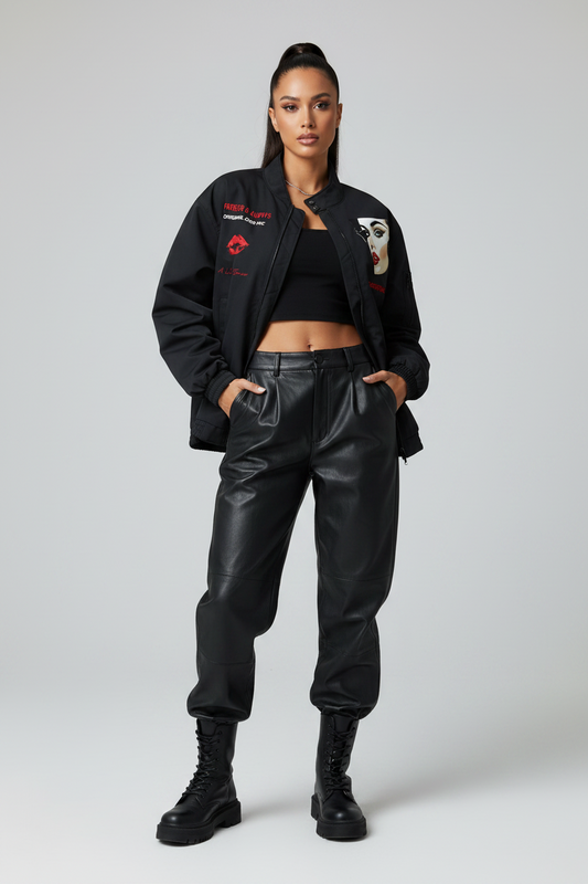 Stand Collar Bomber Jacket