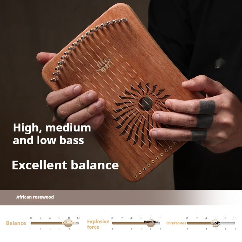 17 Strings Genuine Harp   - Finger Piano Simple And Easy To Learn