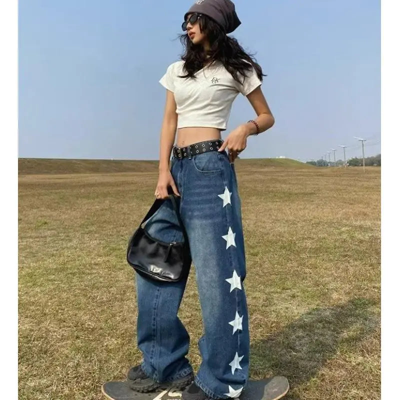 Chic Summer Breeze Wide-Leg Jeans