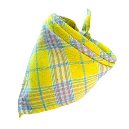 Scottish Plaid Large Baby Bib