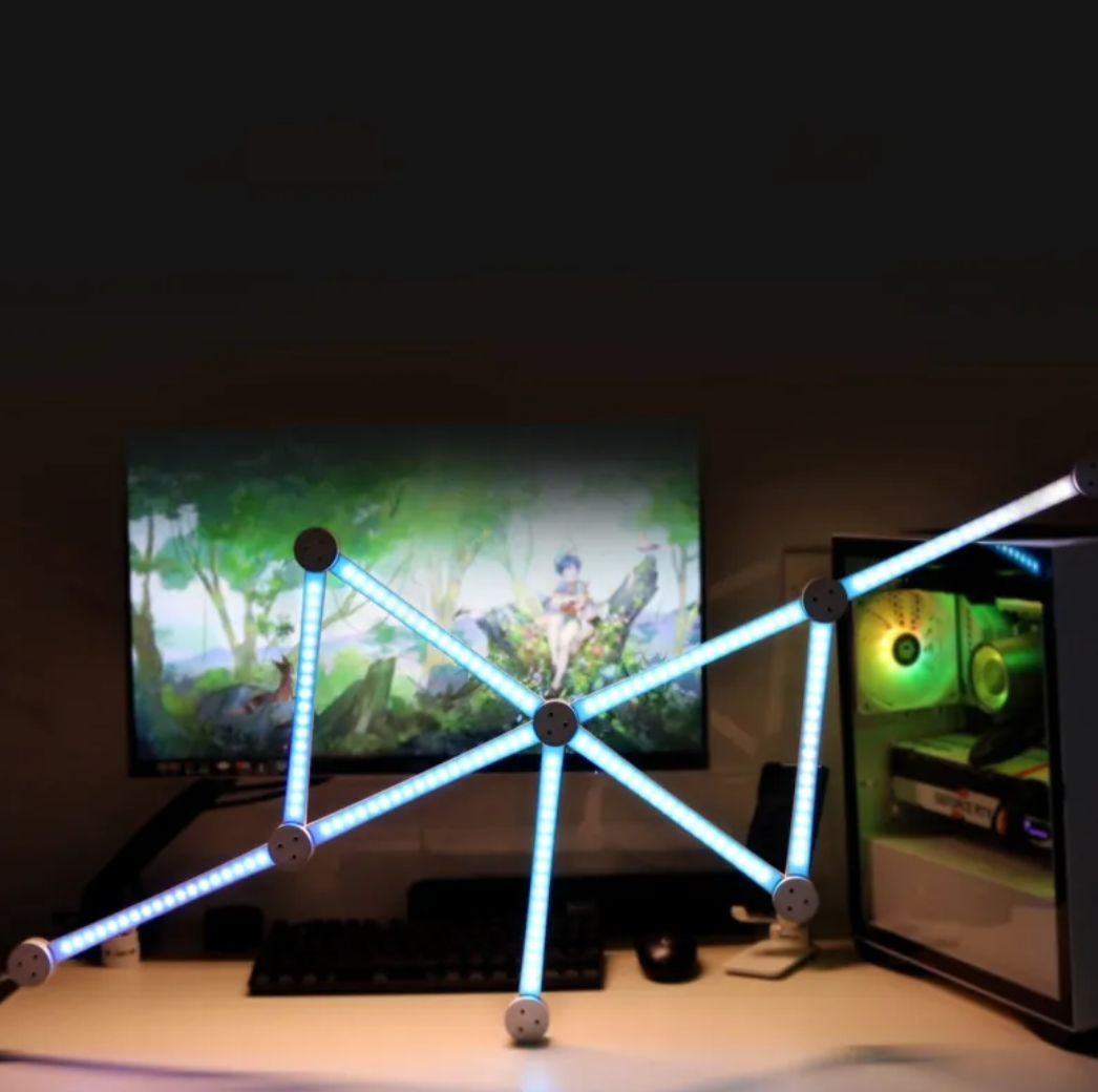 DIY Graffiti Modular Splicing Table Lamp