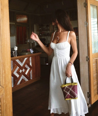 Women's Retro French Sling Dress