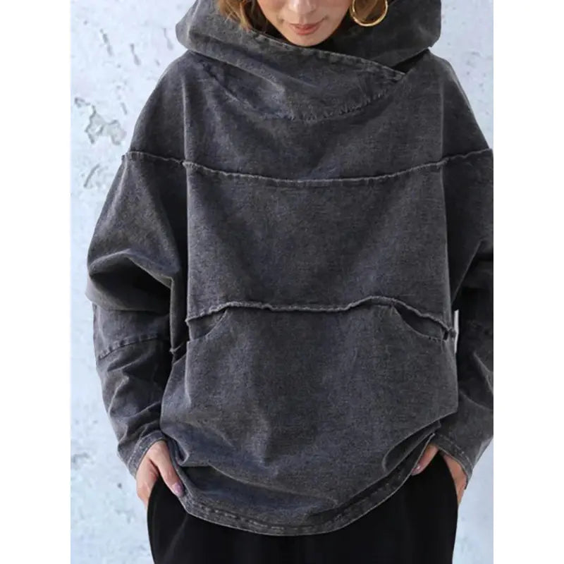 Casual Grey Denim Shirt
