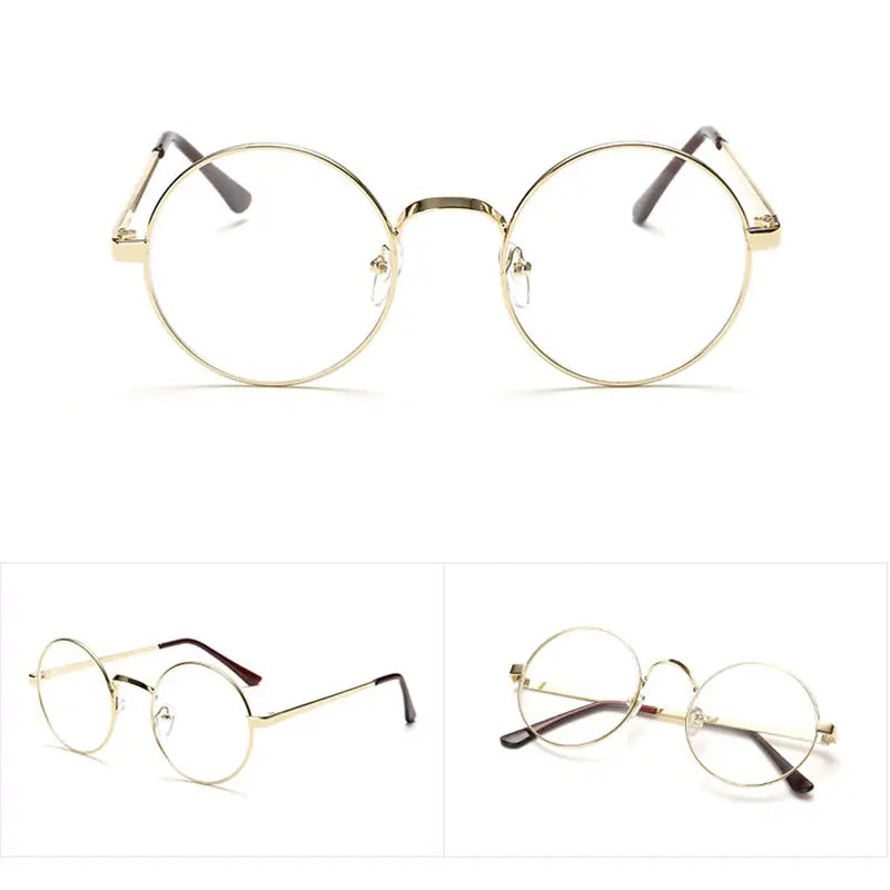 Retro Round Frame Glasses