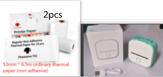 Mini Bluetooth Label & Photo Printer