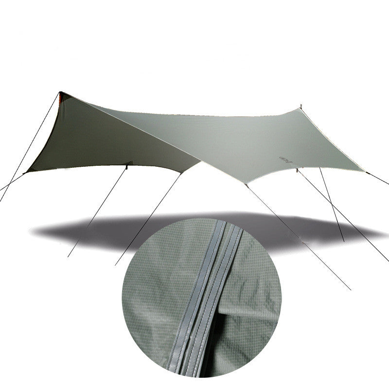 MU Gaodi Outdoor Rainproof Awning Tent Canopy – Lightweight, UV-Proof Oxford Cloth, Durable Luxury Camping Equipment Shelter