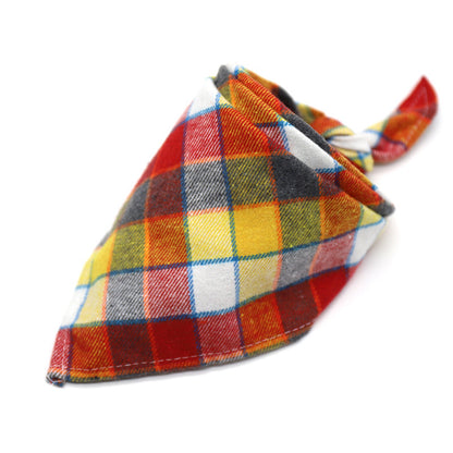 Scottish Plaid Large Baby Bib
