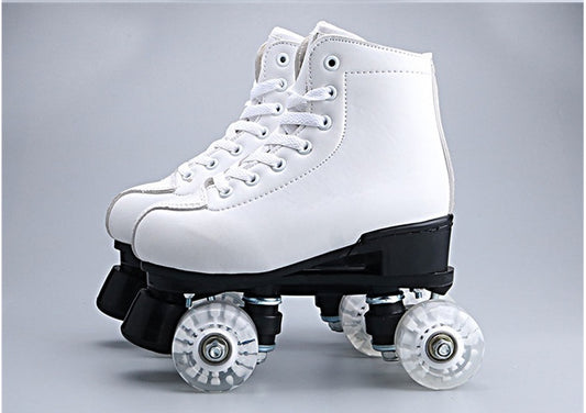 LED Sneaker Quad Roller Skates